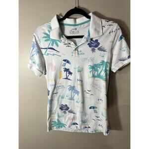 Oodji Ultra Women Polo Shirt Size Medium Summer Beachy Tennis Golf Shirt